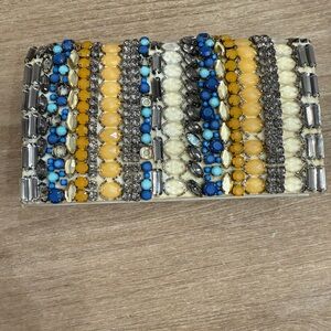 Alice + Olivia beaded leather clutch